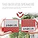 LOBKIN Portable TWS Wireless Bluetooth Speaker (2-Pack) for Couples, Built-in Mic, Powerful 5W Audio Driver，IPX6 Waterproof Speaker with Superior Sound for Travel, Beach,Shower,Party