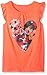 The Children's Place Little Girls' Flutter Sleeve Graphic Top, Coral Rocket, Small/5/6