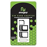 [4 in 1] RinoGear - Nano & Micro SIM Card Adapter Kit Converter (Nano / Micro / Standard) + Removal Tool