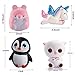 WATINC 3pcs Jumbo Animal Squeeze Toys, Slow Rising Animal Squeeze Toys for Lovely Kids Party Favors, Birthday Gifts, Kawaii Cream Scented Stress Relief Kids Toys
