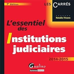 L' essentiel des institutions judiciaires