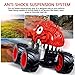 PBOX Dinosaur Monster Truck Toys,Stunt 360° Spin Friction Powered Cars for Kids,Push and Go Vehicles Toddler Toys for Aged 3-12 Year Old Boys & Girl Gift (2)