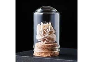 CIHELY Crystal Mineral Specimen Desert Rose Natural Rough Stones Crystals Set for Idoor Decoration, Experimental Study, Gift, Collection, Reiki Healing, Tumbling, Cabbing, Wire Wrapping