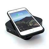 BEZALEL Qi Wireless Charging Receiver Phone Case Charger Back Case Cover for iPhone 6 | 4.7 Inch Black | Slim Hard Case | Easy Installation | WPC 1.1 | Compatible with any Qi Wireless Charger Dock Charging Pad