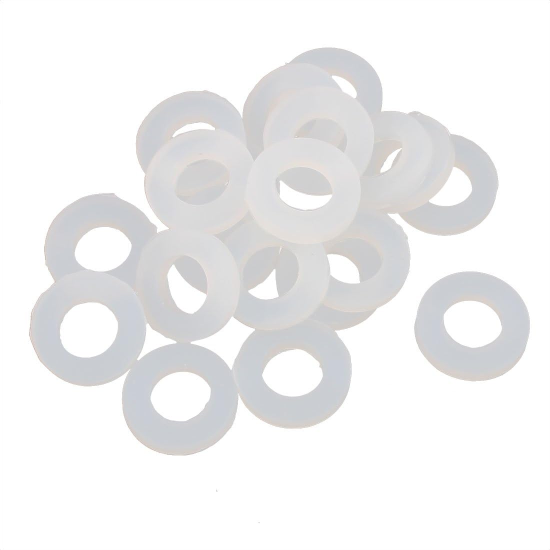 uxcell 10pcs 16mm x 24mm x 3mm Silicone O Ring Seal Gaskets