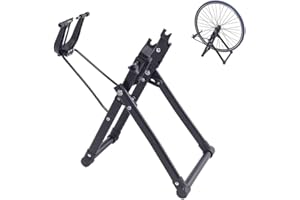 WOKYO Bike Wheel Truing Stand, Foldable Bicycle Wheel Truing Repair Stand Rear Wheel Balancing and Rim Truing Repair Stand for 16"-29", 700c Wheels