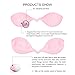yafei Breast Massager Vibrating Silicone Bra Breast Enlarger Massager Device Hear Care Bra (Pink-1)