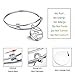 lauhonmin Graduation Gifts Inspiration Bangle Bracelets for Women Men You are Amazing You Can Do Anything You Rock