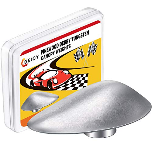 Pinewood Derby Weights 2.5 Ounce Incremental Car Canopy Weights Tungsten Weight for Derby Car