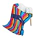 Rainleaf Microfiber Beach Towel,Rainbow