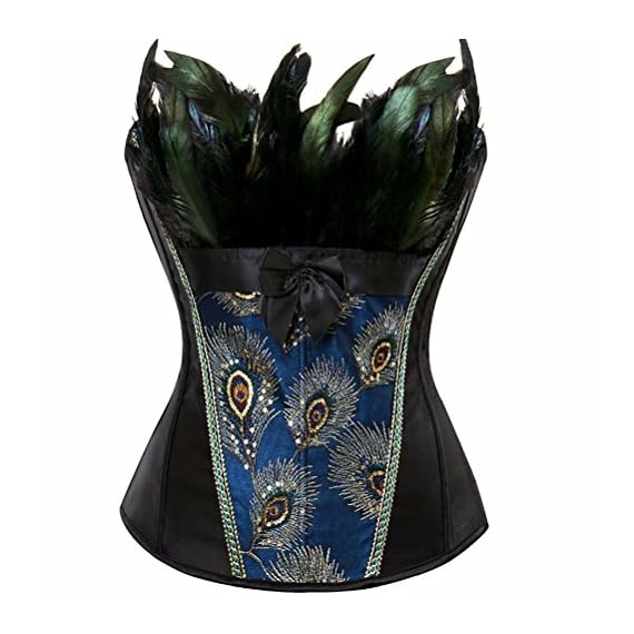 Womens-Overbust-Corset-Bustier-Satin-Sexy-Lace-up-Shoulder-with-Straps-Tank-Vintage-Plus-Size-Top-Fashion