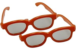 3DSTEREO Children's Passive 3D Glasses for Kids - 2 Pairs - RealD Compatible - Home Cinema or Theater - Vizio, LG, Toshiba, Phillips, JVC, Panasonic