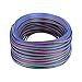 HKBAYI® 100M 328FT 4-Pin RGB Extension Wire Cable For 3528 5050 LED Strip light