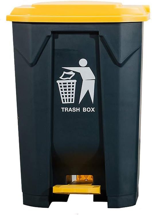 XF Große Mülleimer Kunststoff Doppelschicht rechteckigen Fuß dick und langlebig Küche Büro