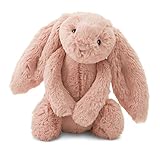 Jellycat Bashful Peach Bunny, Medium, 12 inches