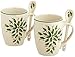 Lenox Holiday Cocoa Mugs with Spoons, Ivory, Set of 2