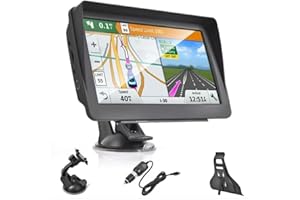 Car Car GPS Navigator, Latest 7-inch HD Touch Screen, Large Memory, Voice Steering Alert, Speed Limit Red Light Warning GPS N