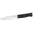 Fallkniven S1x Fixed 132mm Satin Blade Thermorun Handle, Black