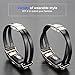 somoder for Fitbit Charge 2 Bands, Handmade Vintage Fashion Alloy Leather Bracelet for Fitbit Charge 2, Adjustable Size 5.5