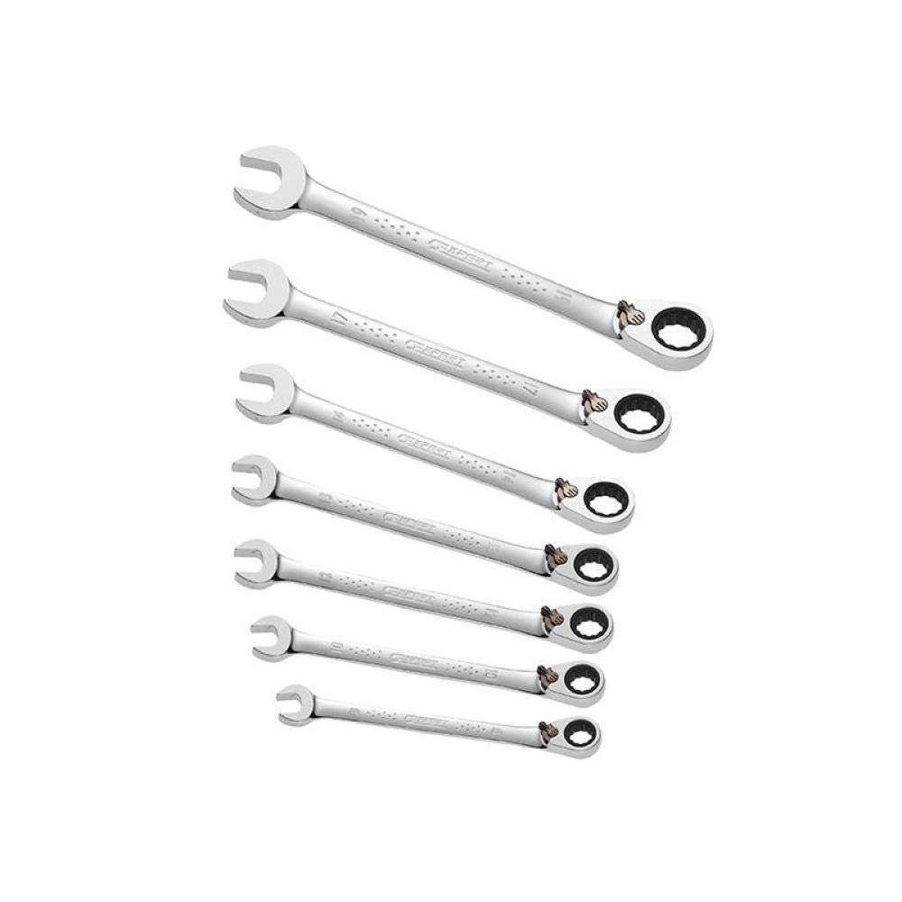 Britool Ratchet Combination Spanner Set, 7 Piece