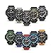 SMAEL Military Watch, Big Face Sports Watch Army Style Multifunctional Wrist Watch for Youth (Black)
