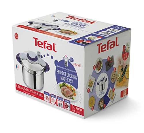 Tefal Clipso Minut Perfect Pressure Cooker, Stainless Steel, 6 Litre