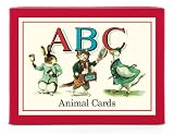 Cavallini ABC Animal Cards, 26 Sturdy Flash Cards Packaged in a Decorative Box