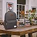 VASCHY School Backpack for College Students Casual Daypack with Padded 15 inch Laptop Compartment Dark Gray