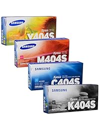 Samsung CLT-K404S, CLT-C404S CLT-M404S, CLT-Y404S Standard Yield Toner Set (BK C M Y)