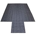 Lightweight Lumber Tarp - 24' x 28' (8' Drop & Flap) - 14 oz. Black Tarp