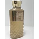 Bath and Body Works Snowflakes & Cashmere Shower Gel Body Wash with Aloe and Vitamin E 10 Ounce Full Size Diamond Plate Bottl