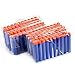 100 Pcs EVA Bullets Sponge Round Head Soft Bullets Refill for N-Strike Compatible Mega Bullet Blaster Kid Toy Gun Blue