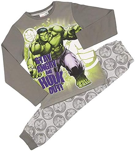 Hulk Pyjamas Night Wear Avengers End Game Lounge Wear Age 7-13 Years