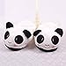 Novelty lovable Panda Household Winter Warm Soft Plush Antiskid Indoor Home Slippers