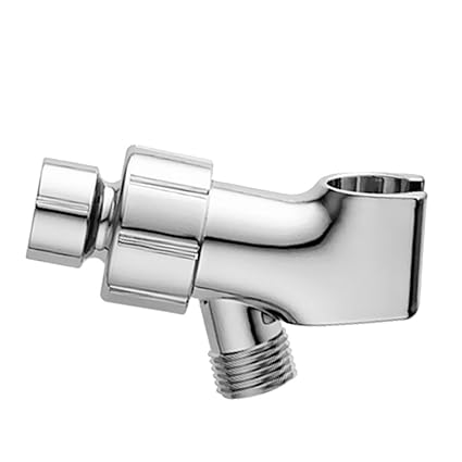Segolike Universal Chrome Shower Head Holder Arm Mount Adjustable Screwed ON Bracket