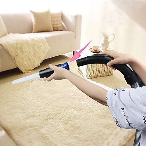 AMOSTING Universal Vacuum Attachment Dust Remover Cleaning Tools, Vacuum Dust Pro Cleaner Vacuum Tubes Attachment Dust Brush for Air Vents, Car, Keyboard, Corner, Pets, Drawers, Plants - Thumbnail 6