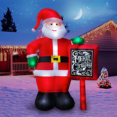 Buy Holidayana Christmas Inflatable Giant 10 Ft. Merry Christmas Santa