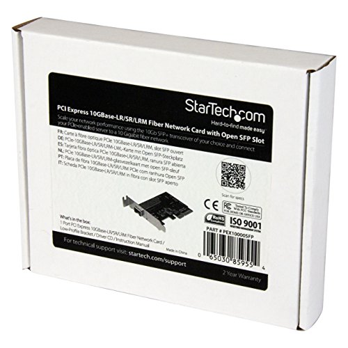 image for StarTech.com 10Gb SFP+ Network Card - PCIe 10 Gigabit Ethernet Fiber N