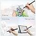 Stylus Pen, Boyata 2 in 1 Stylus Compatible for with 1.5mm Fine Copper Tip and Replaceable Mesh Tip, Rechargeable Active Stylus Digital Pencil Work Well (Black)