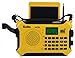 Kaito KA700 Bluetooth Emergency Hand Crank Dynamo & Solar Powered AM FM Weather Band Radio with Recorder and MP3 Player - Rugged Design for Hiking, Camping, Construction Sites, Etc.(Yellow)