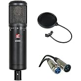 sE Electronics sE2200 Studio Condenser Cardioid Microphone with Isolation Pack plus XLR-XLR Cable and Pop Filter