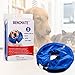 BENCMATE Protective Inflatable Collar for Dogs and Cats - Soft Pet Recovery Collar Does Not Block Vision (Small, Blue)