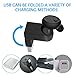 Bluetooth Headset Mini Car Headphones Magnetic Charging Wireless Invisible In-Ear Earbuds Mic Hands-Free Calls Sports Earphone with 6pcs ear-tips Earpiece for IOS iPhone Android Smartphones, Black
