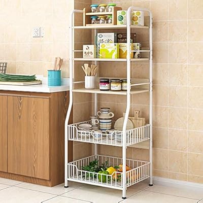 Kitchen Floor Multi Layer Rack Microwave Shelf Steel Shelf