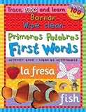 Image de Trace, Stick Learn Borrar Primeras Palabras/Wipe Clean First Words (Trace, Stick and Learn) (Spanish Edition)