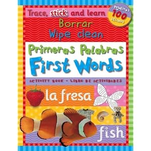 Trace, Stick Learn Borrar Primeras Palabras/Wipe Clean First Words (Trace, Stick and Learn) (Spanish Edition)