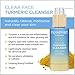 Passport to Organics Clear Face Turmeric Cream Cleanser - Gentle, Everyday Face Wash with Turmeric, Olive Oil and Aloe Vera - Moisturizing Face Wash with Antioxidants for Anti-Aging - 4oz.