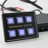 IZTOSS-6-Way-Capacitive-Touch-Sensitive-Screen-LED-Switch-Panel-w-Circuit-Control-Box-15-Pin-VGA-Cable-for-Car-Truck-Caravan-Boat-Yacht-Marine