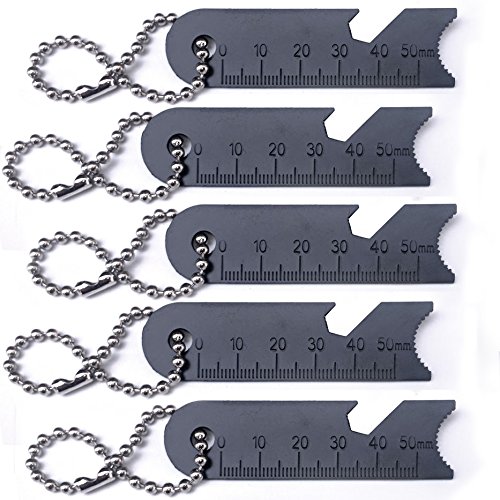 Kaeser Wilderness Supply Premium Striker Scraper Set of 5 Use With Ferro Rod Made of Carbon Steel since 1989