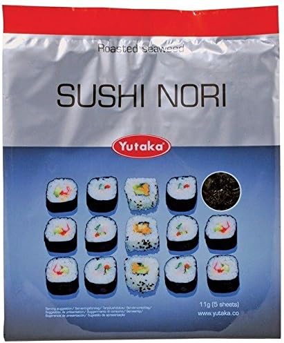 Set of 5 Seaweed Sheets - For Japanese Sushi Rolls (Pack of 4)